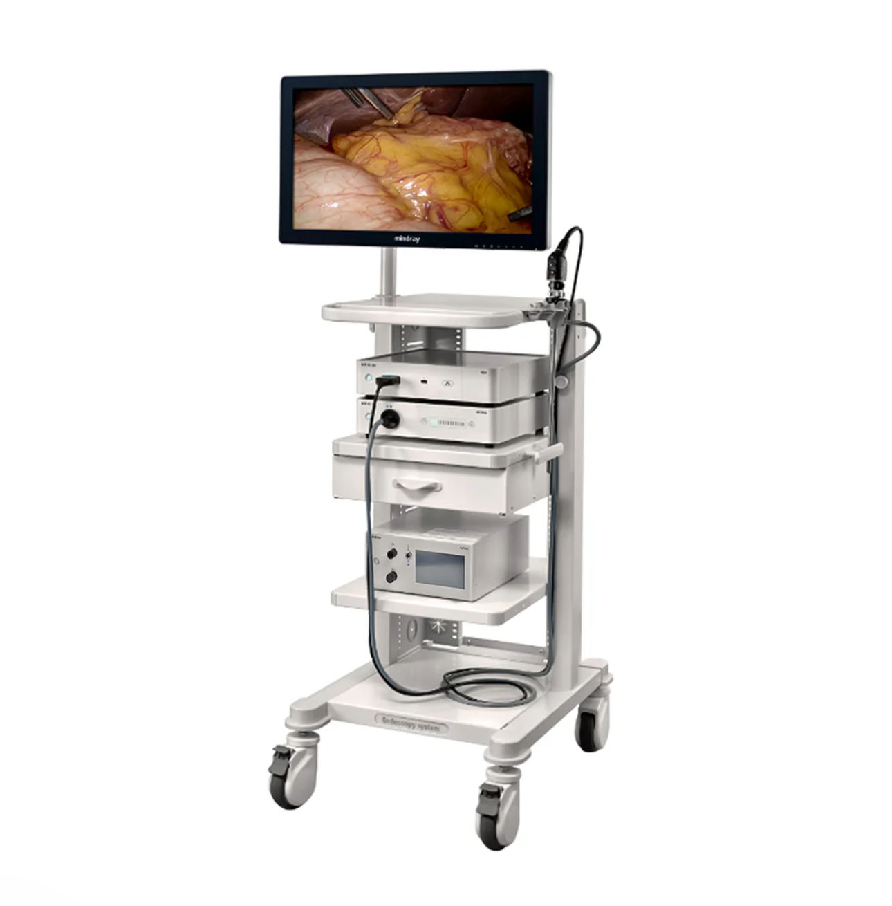 Torre de laparoscopía Full HD modelo HD3 con función de grabación incorporada monitor de 27 pulgadas - Marca Mindray