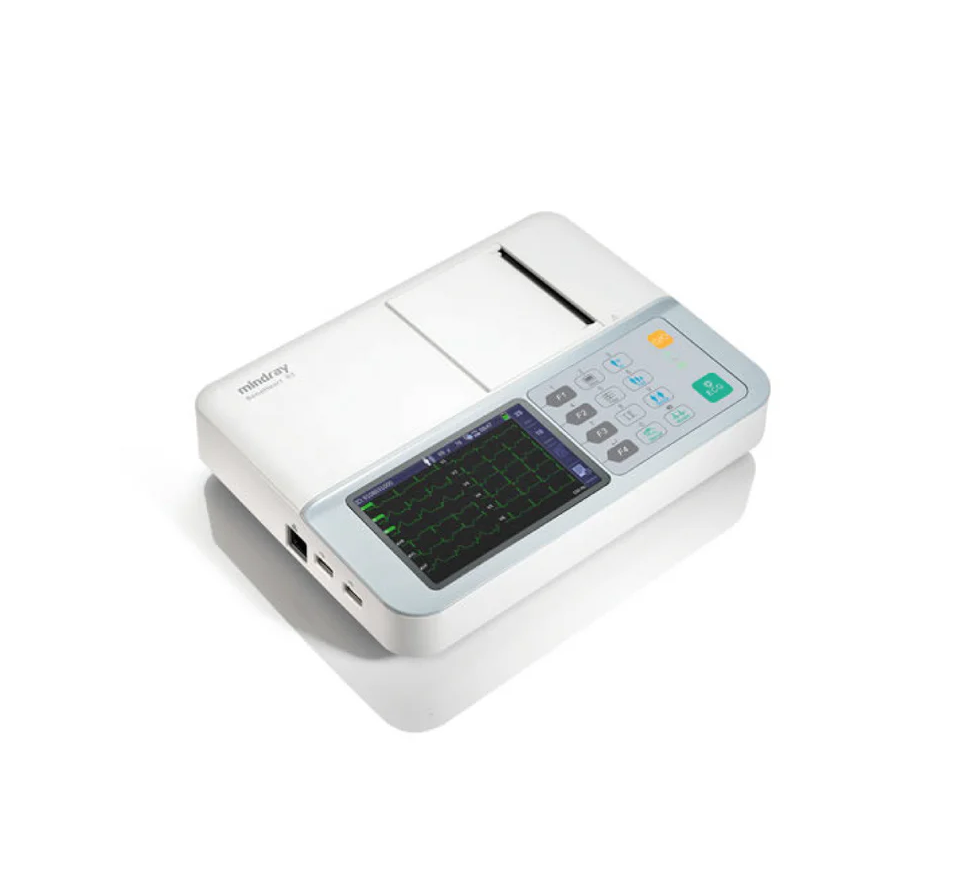 Electrocardiógrafo Portátil de 3 Canales, Pantalla 5 Pulgadas y Alta Resolución / BeneHeart R3 ECG Marca Mindray