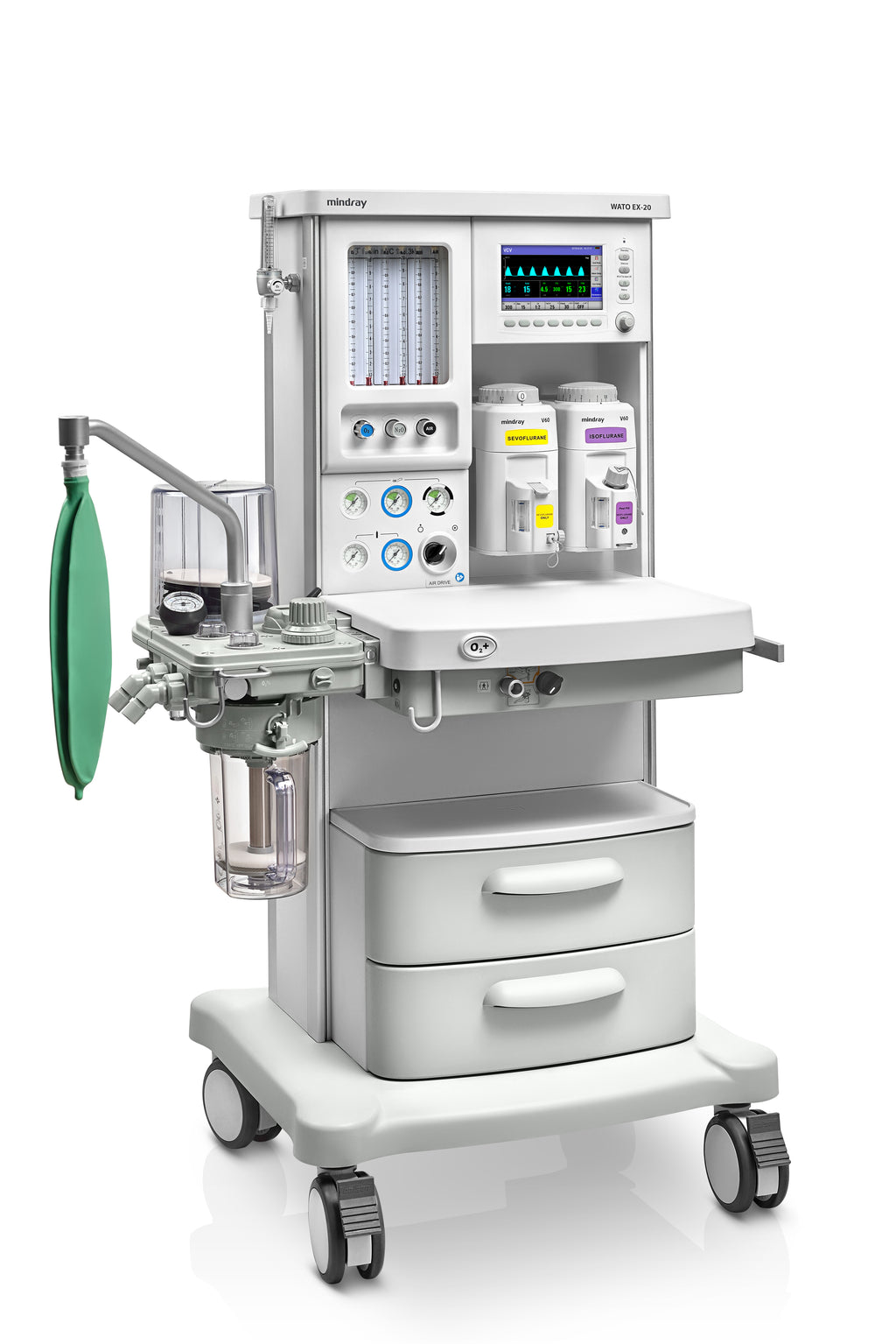 Máquina de anestesia Wato EX20 con vaporizador de sevoflorane