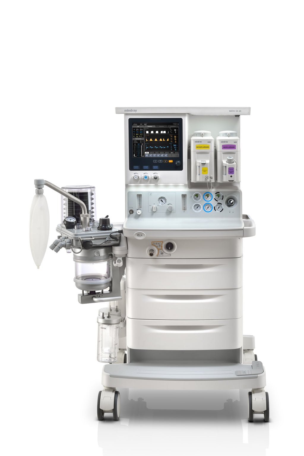 Máquina de anestesia Wato EX65 configuracion estándar con vaporizador de sevoflorane
